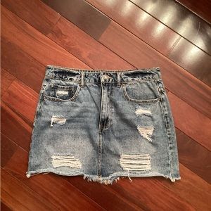 Forever 21 jean skirt size large